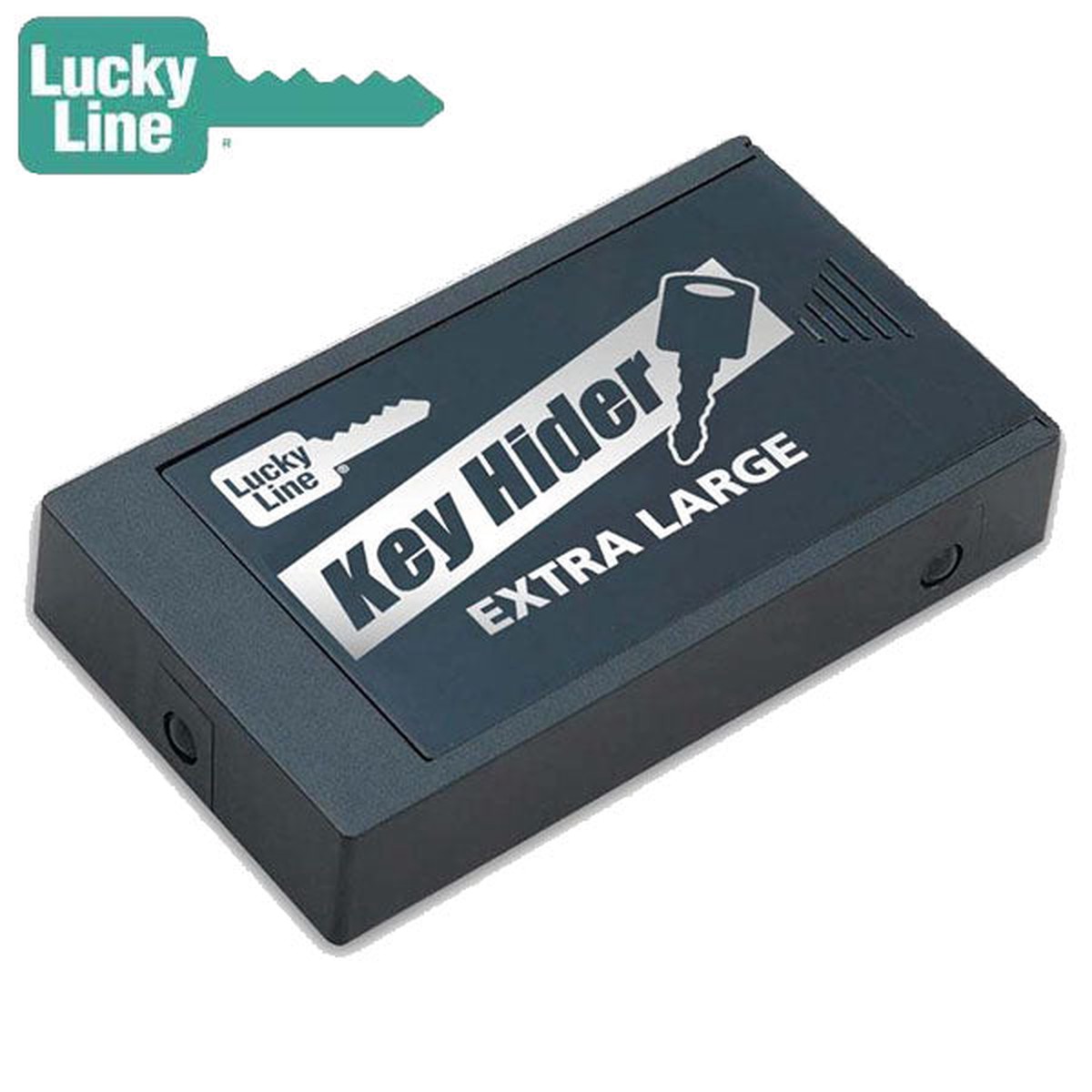 LuckyLine - 91201 - Extra Large Magnetic Key Hider - Black - 1 Pack