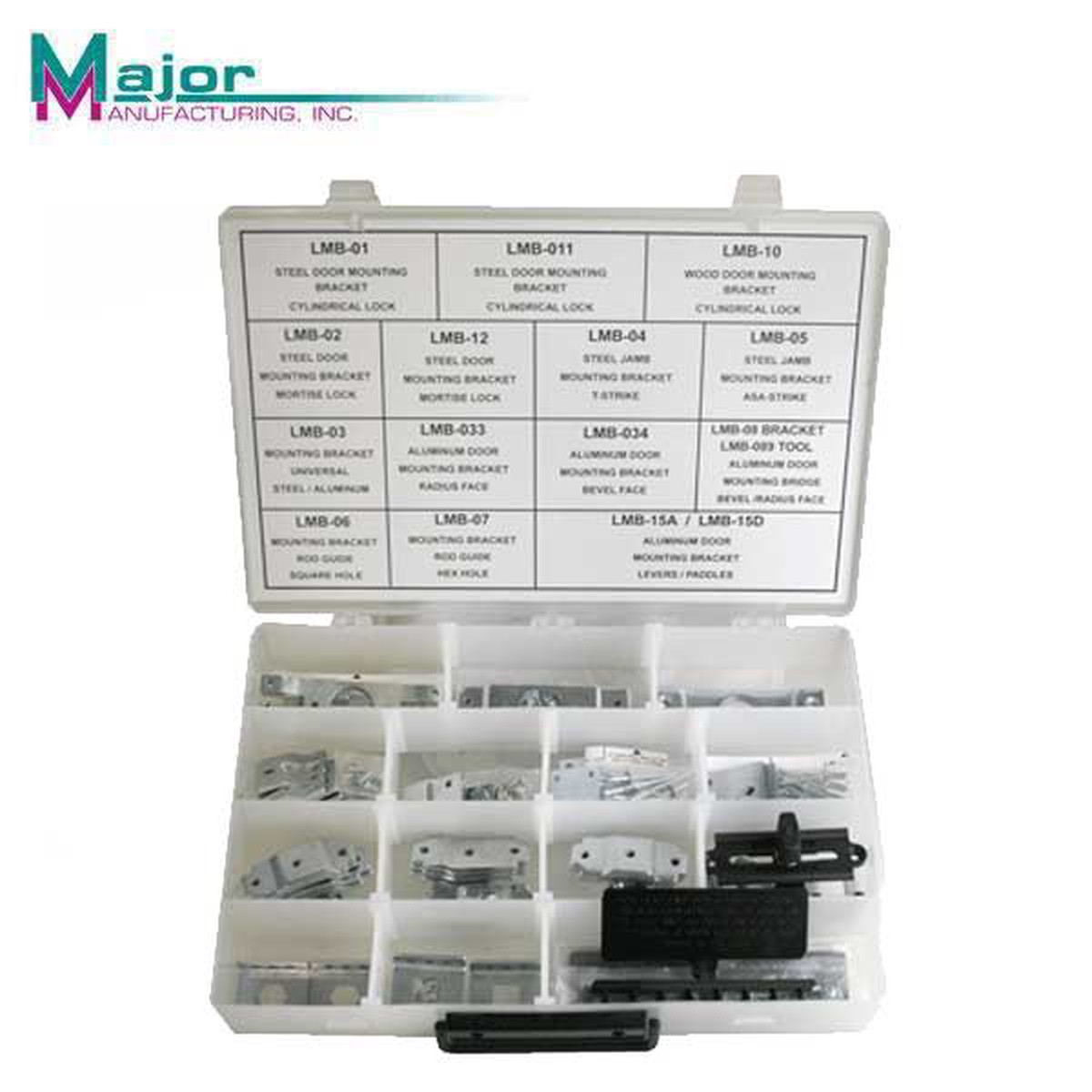 Major Mfg - LMB-100 - Lock Mounting Bracket - Assortment Pack