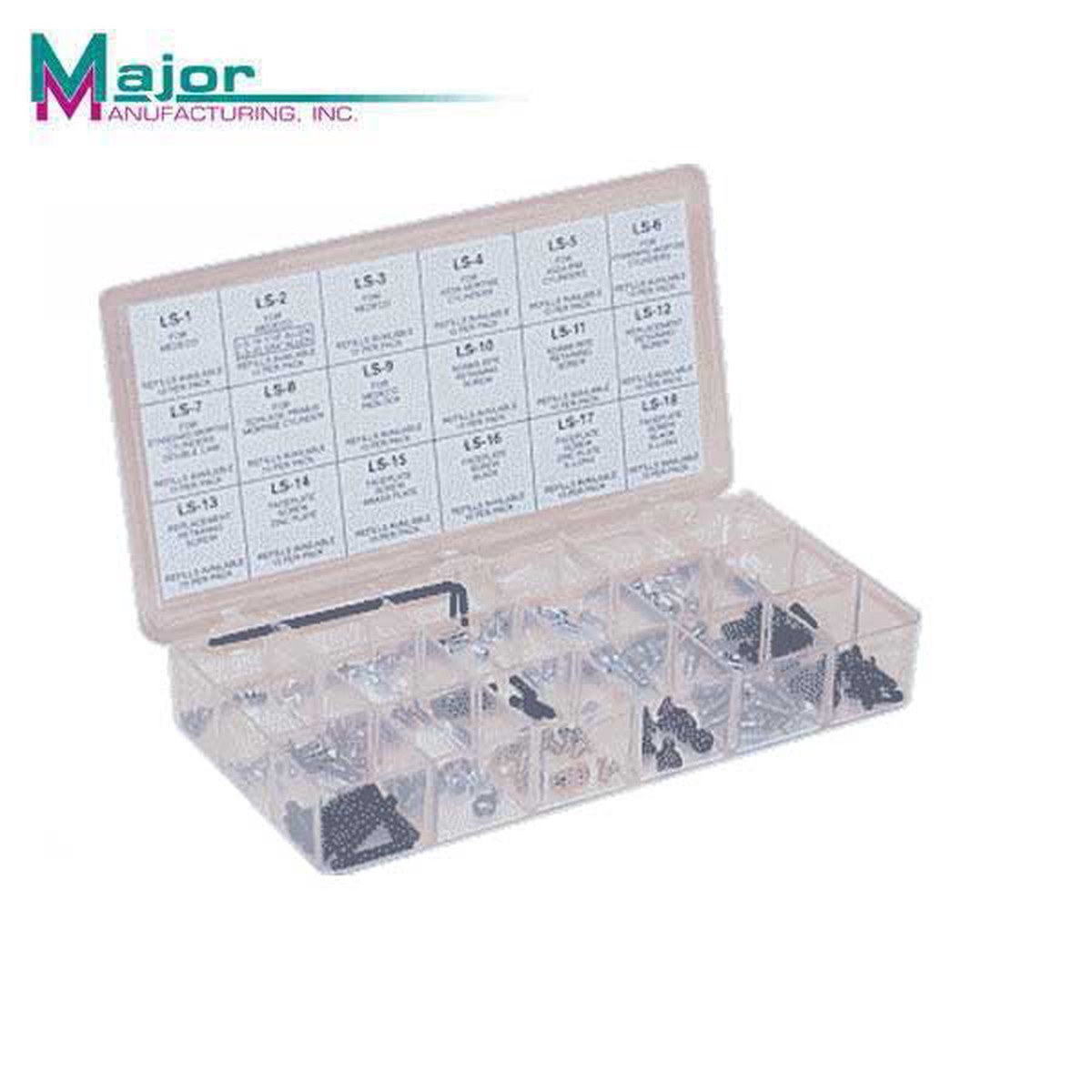 Major Mfg - LSA-1 - Locksmith Screw Assortment Kit #1