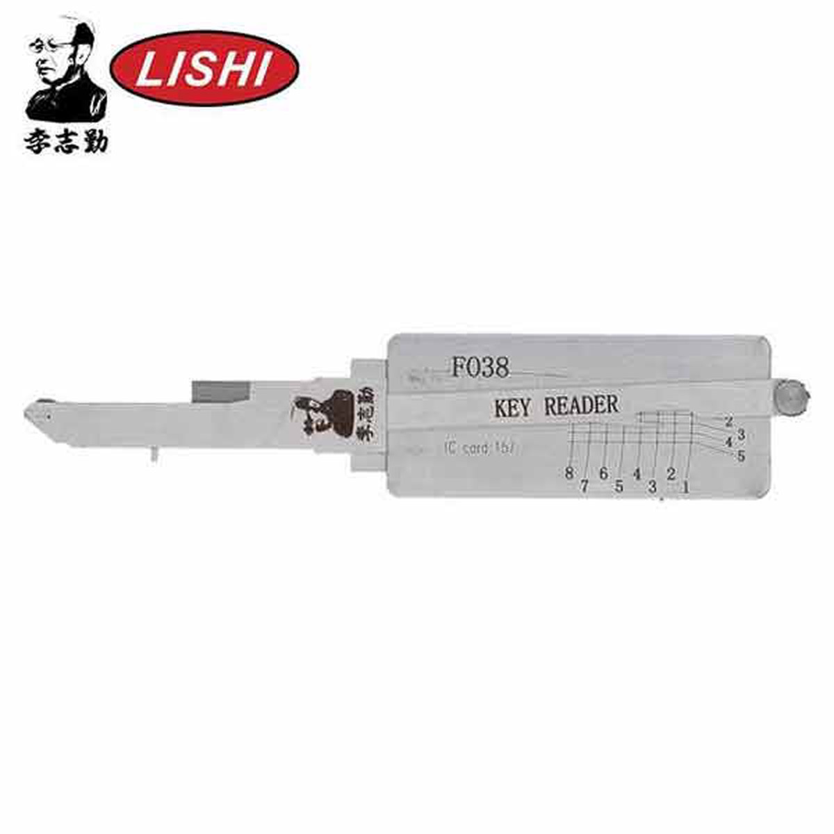 ORIGINAL LISHI - H75 FO38 Ford / 8-Cut / Reader & Decoder / AG