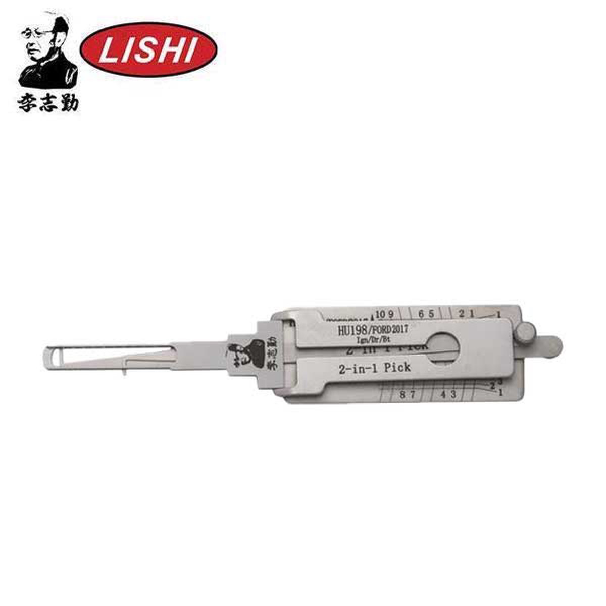 ORIGINAL LISHI - HU198 Ford 2017 / New Keyway 2-in-1 Pick & Decoder / AG