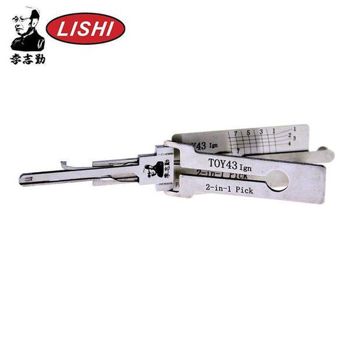 ORIGINAL LISHI - TOY43 Toyota / 8-Cut / 2-in-1 Pick & Decoder / IGN / AG