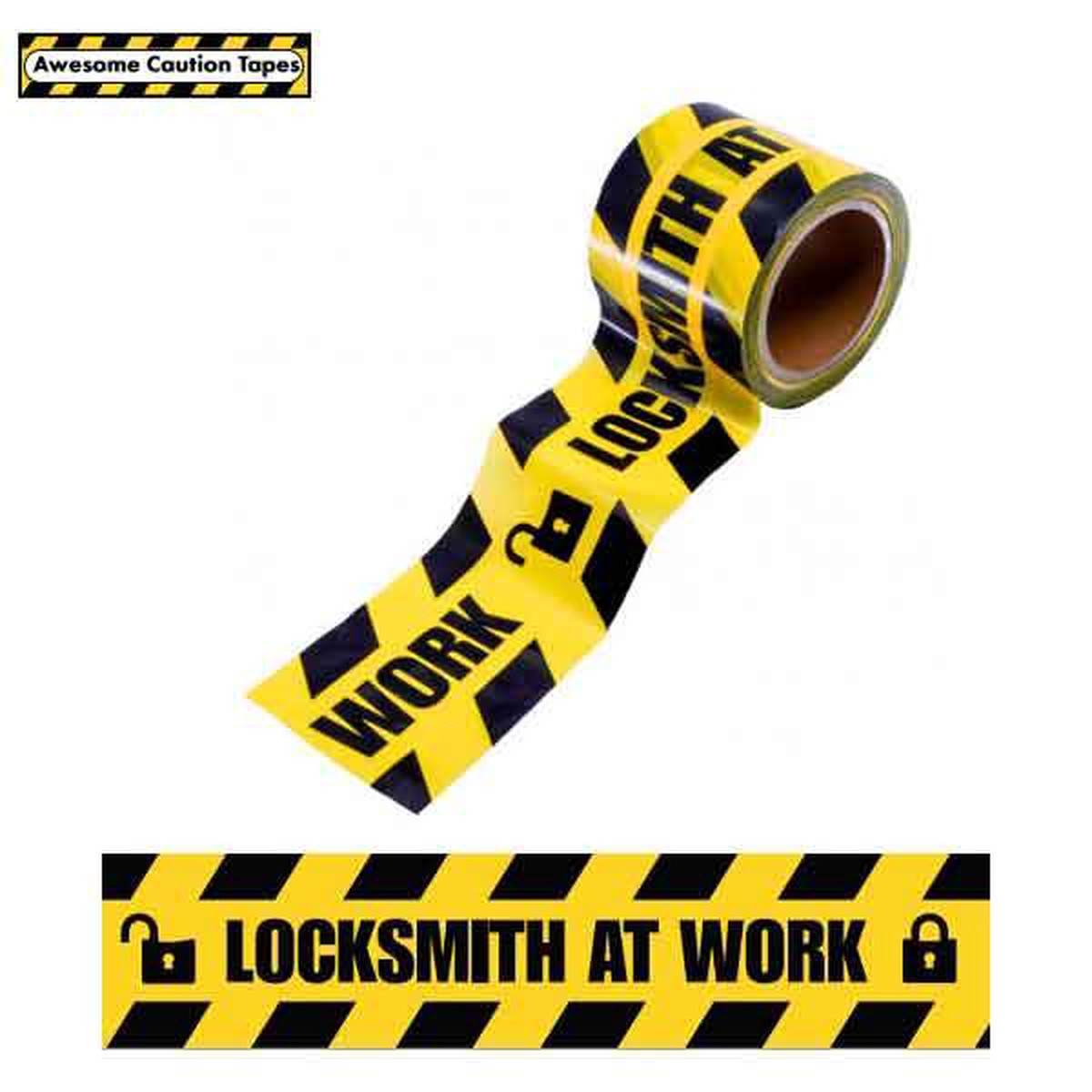 Caution Tape - "Locksmith At Work" (ACT)