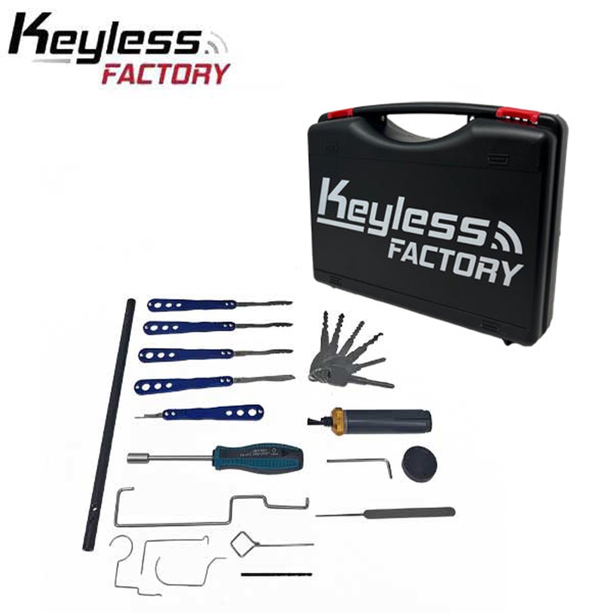 KeylessFactory - GM Ignition Service Kit - 10 Cut - Column Mount & In Dash Ignitions - 18 PCS