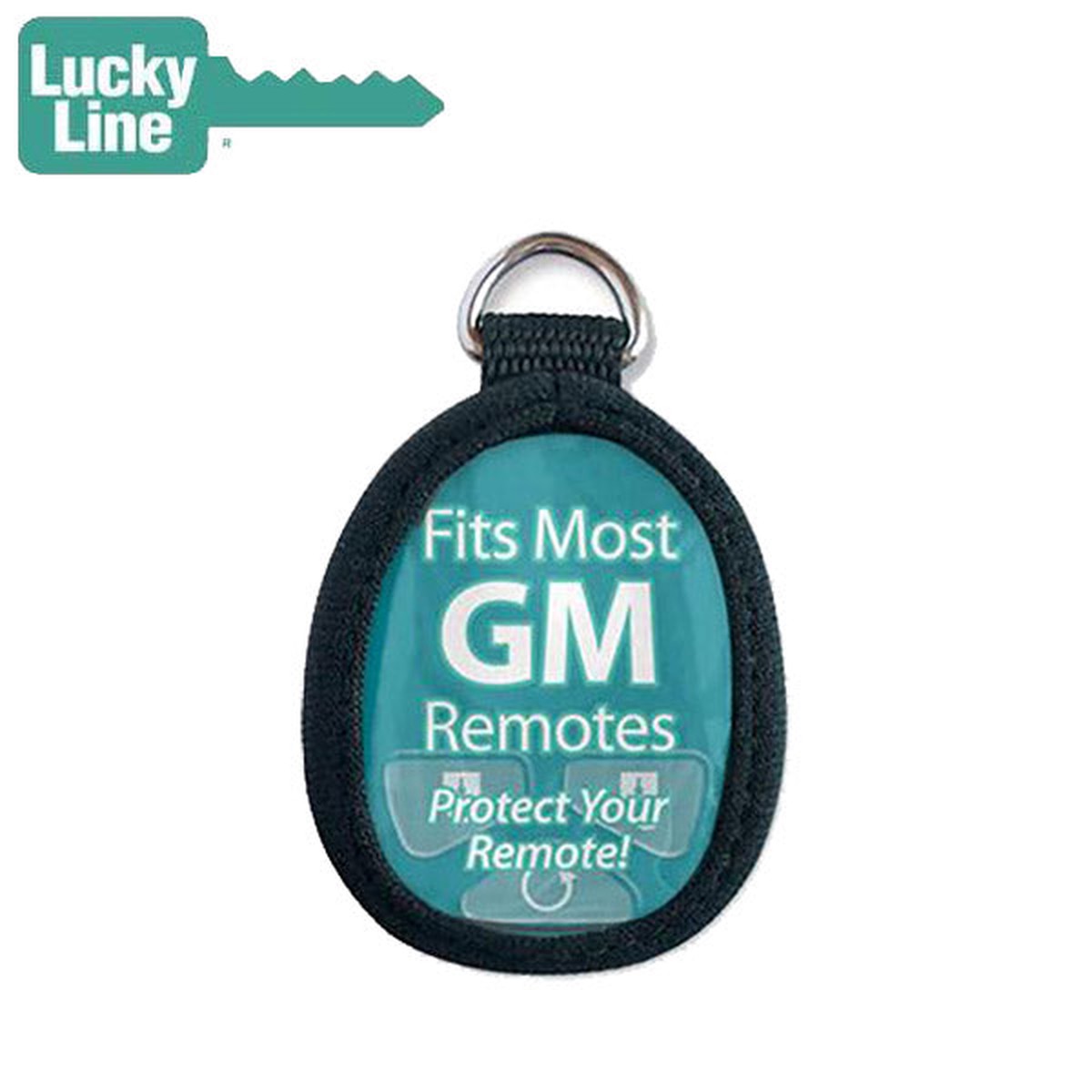 LuckyLine - 48901 - GM Remote Skin - Black - 1 Pack