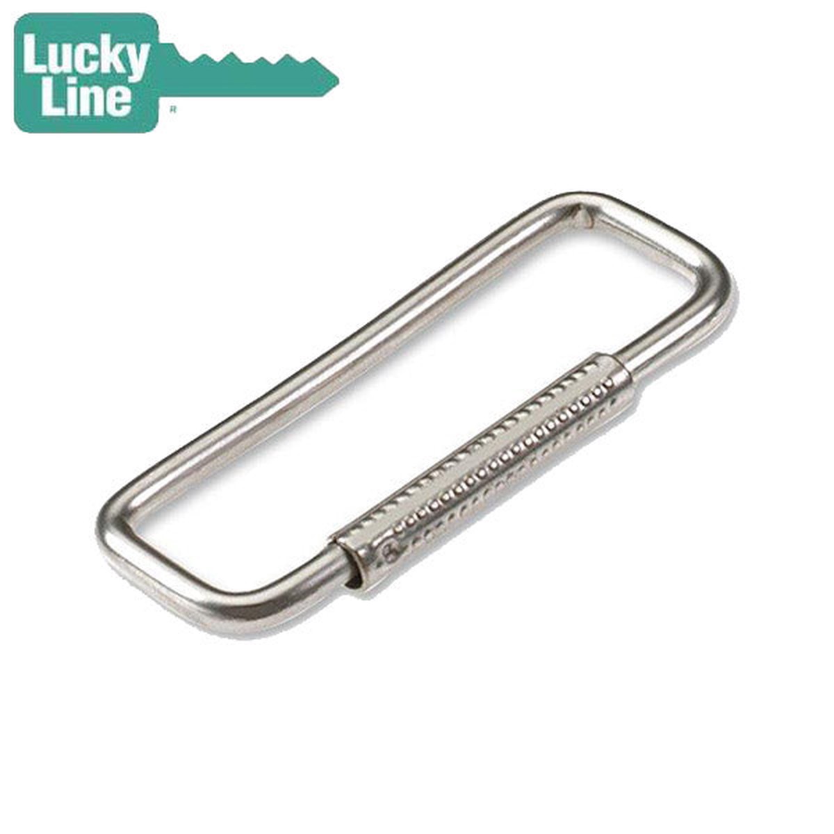 LuckyLine - 70401 - Spring Sleeve Key Ring - Silver - 1 Pack