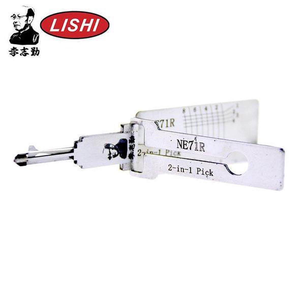 ORIGINAL LISHI - NE71R V2 Volvo / 4-Track / 2-in-1 Pick & Decoder