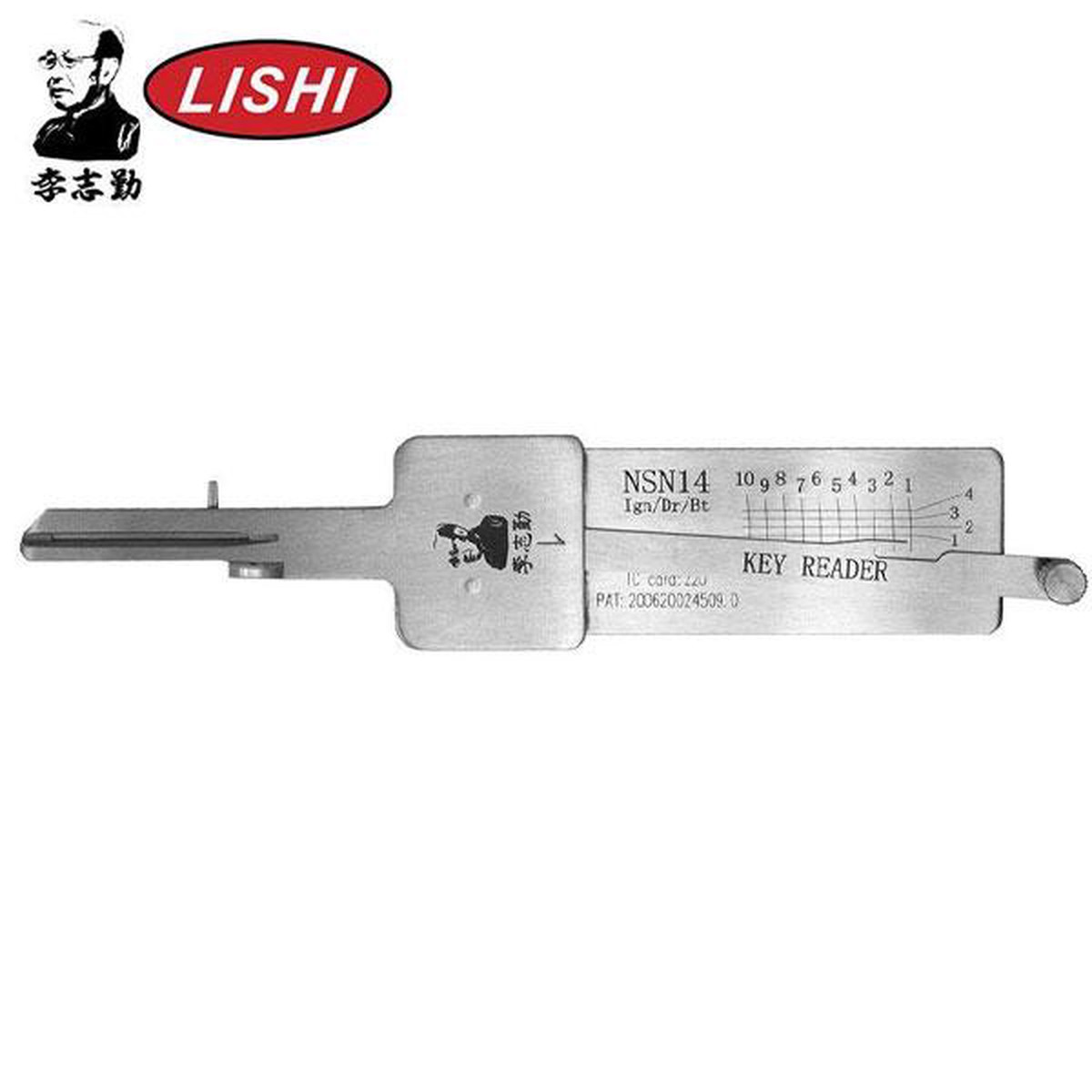 ORIGINAL LISHI - NSN14 Nissan Infiniti / 10-Cut / Reader & Decoder / AG