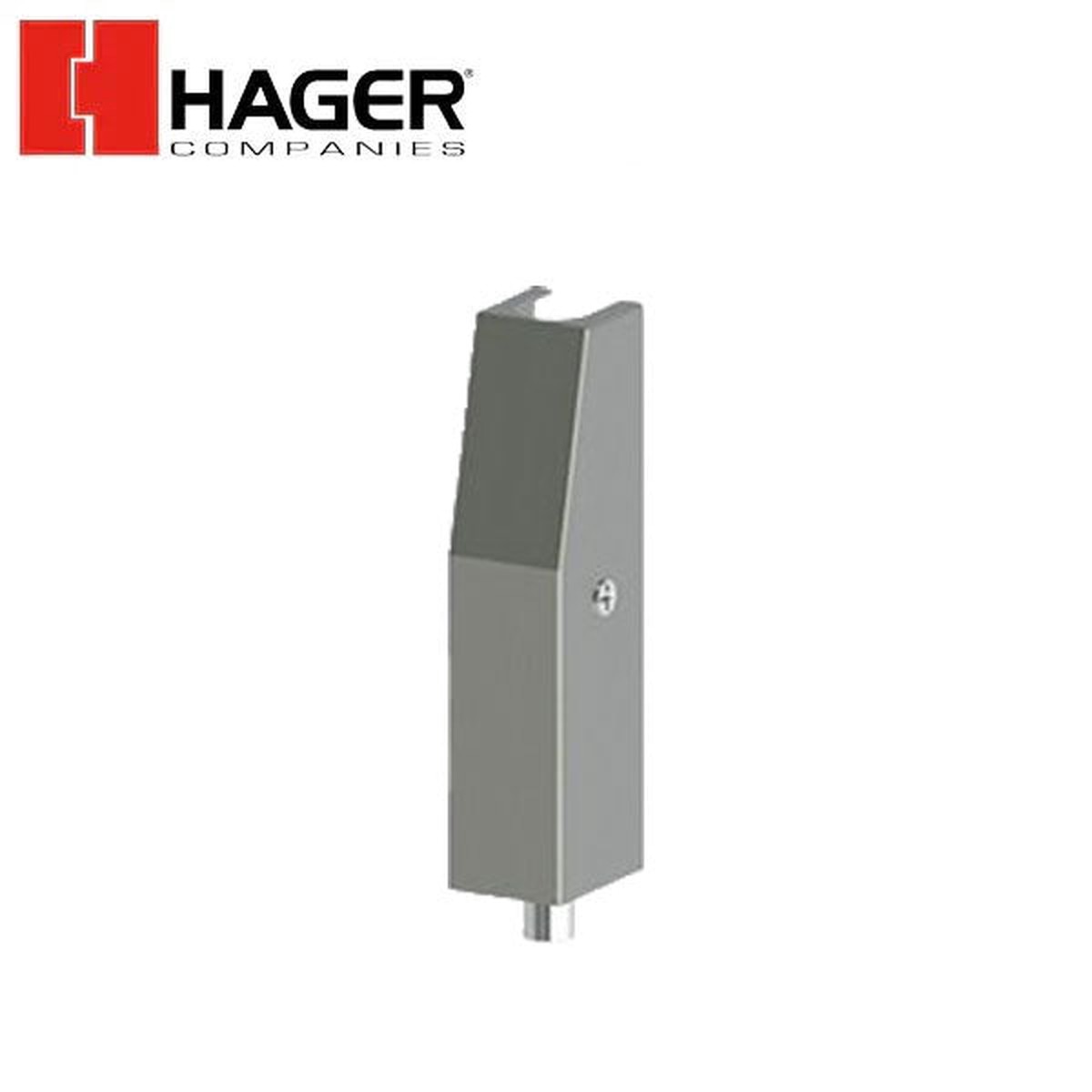 Hager - 4917 - Bottom Latch Replacement Kit - Aluminum Finish - Grade 1