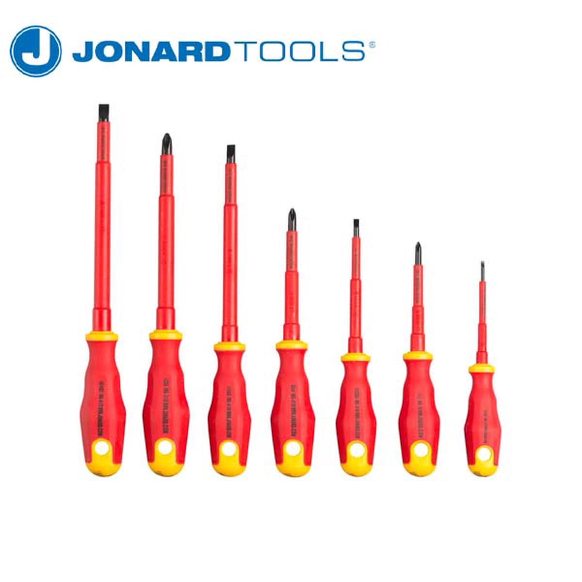 Jonard Tools - 7 Piece Insulated Screwdriver Kit