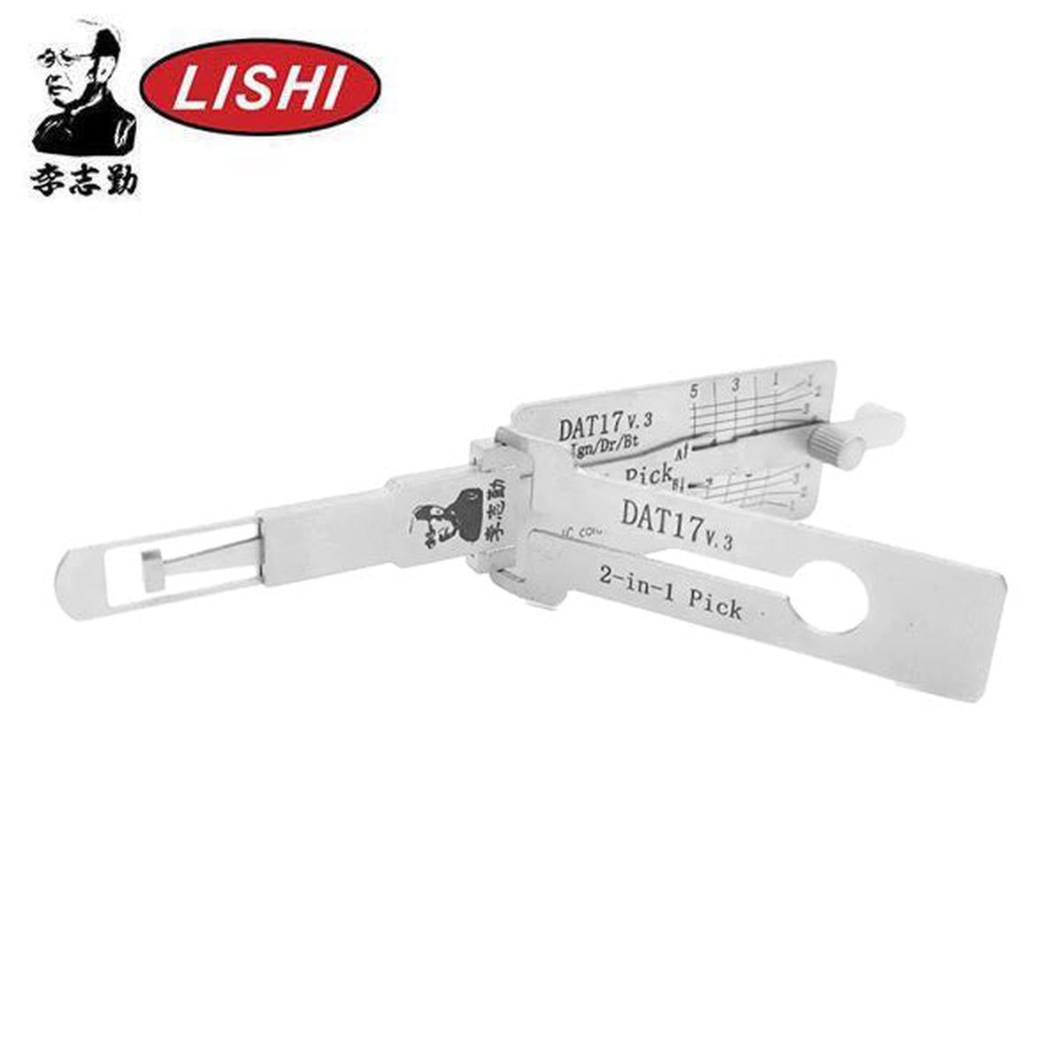 ORIGINAL LISHI - DAT17 Subaru / 2-in-1 Pick & Decoder / Ignition / Door / Boot / HS