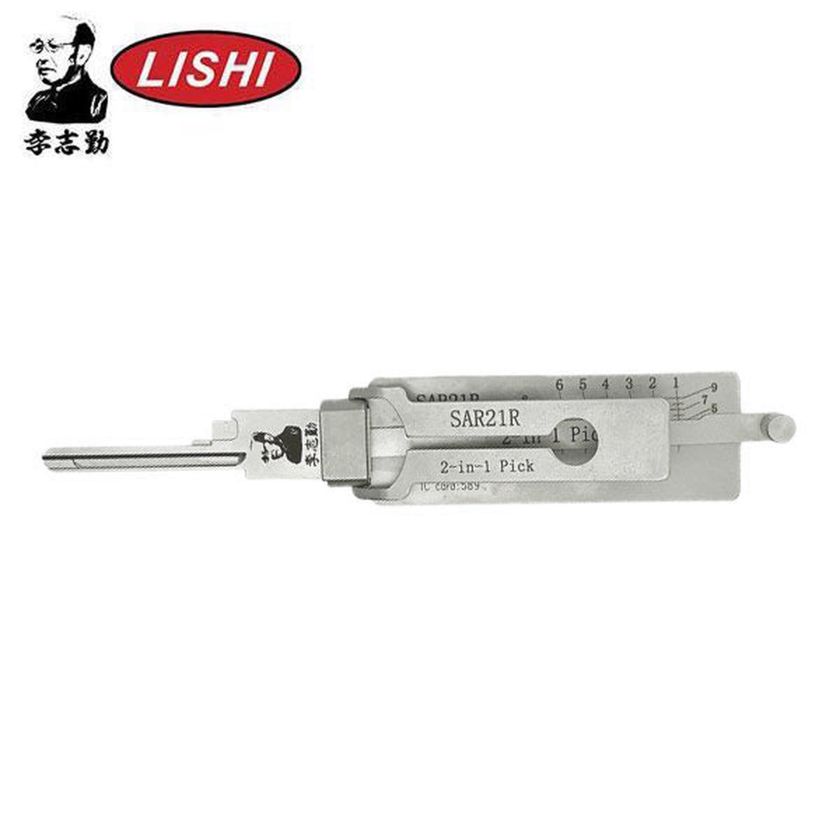ORIGINAL LISHI - SAR21R Sargent LA Keyway / 2-in-1 Pick & Decoder - AG