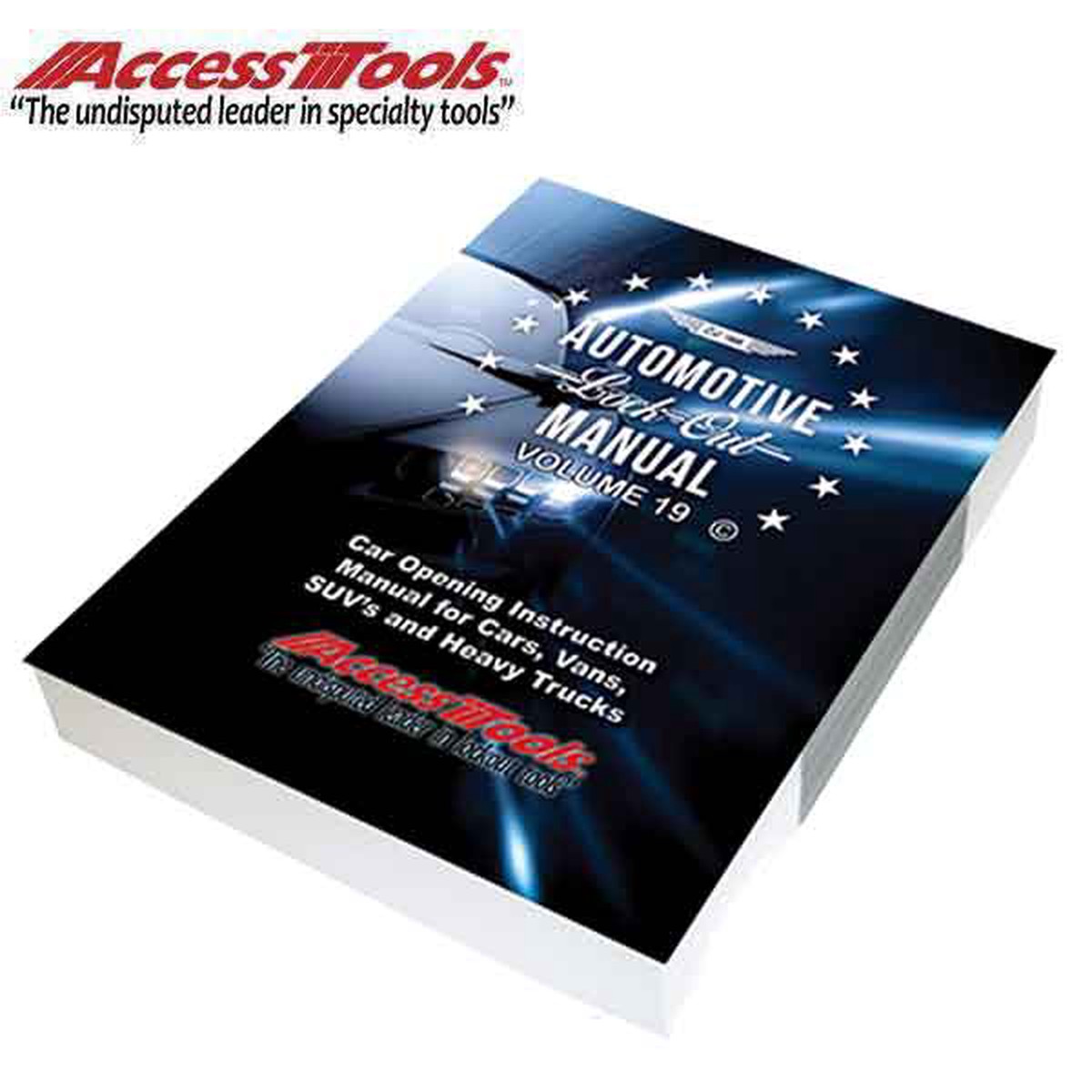 Access Tools Car Opening Manual Book Format - Locksmith Course Resource