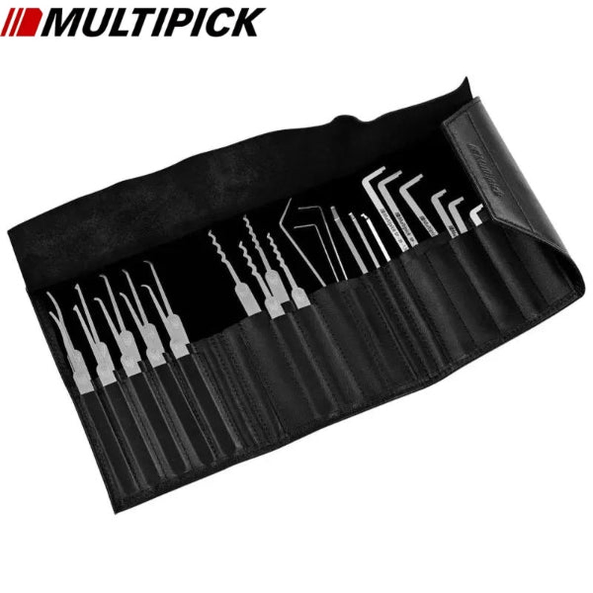 Multipick - ELITE Medium Lock Pick Set 27-pcs. 0.4 + 0.6 mm - MP3PNS19