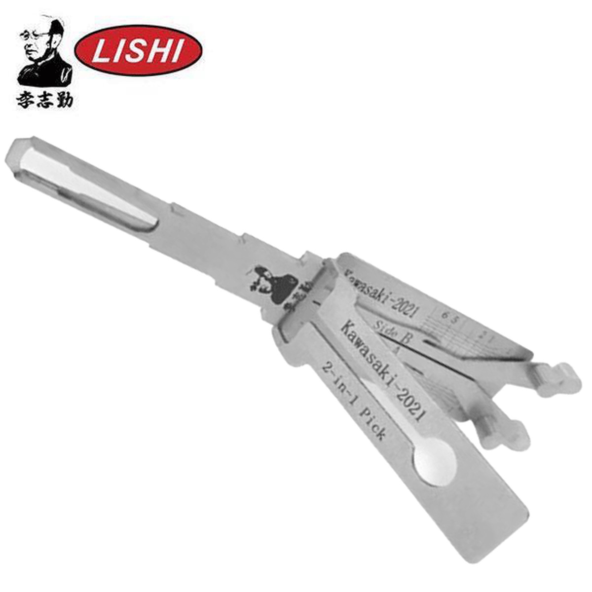 ORIGINAL LISHI - KW18 / KA33 - Keyway Kawasaki / 2-in-1 Pick & Decoder Tool / AG