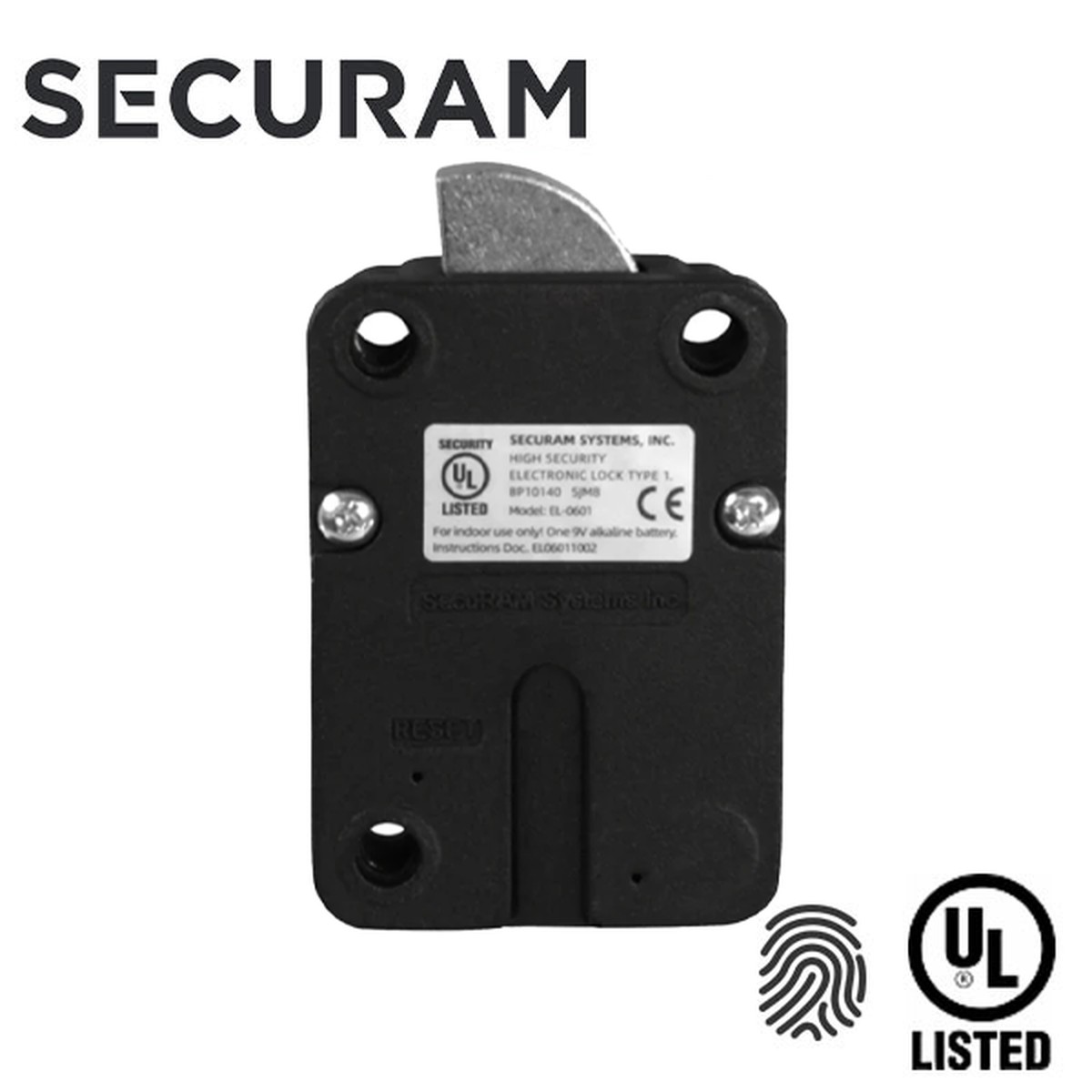 SECURAM - EL-0601-EN - SwingBolt Lock - ScanLogic - Motor Driven
