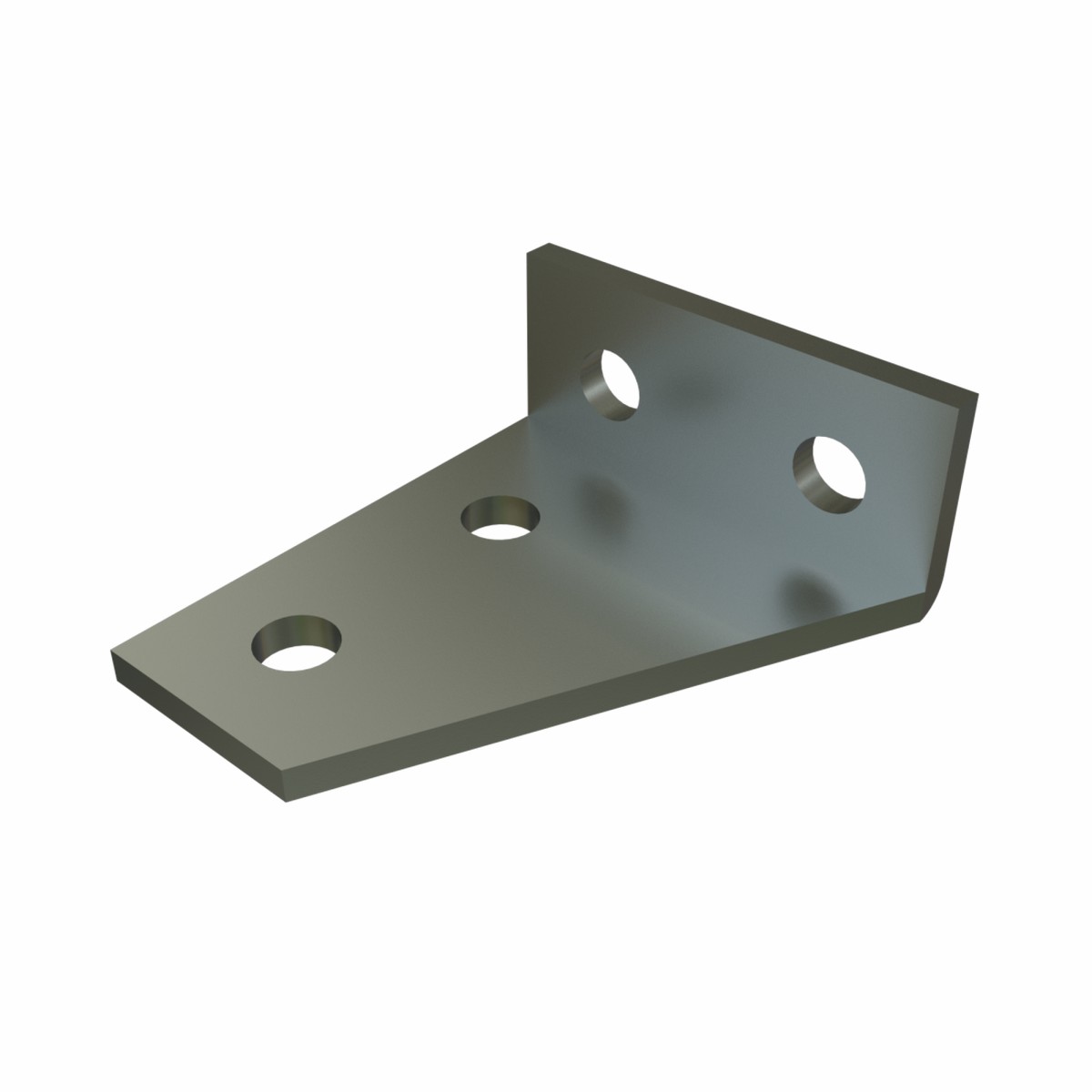 Unistrut P1382 - 4 Hole 90 Fitting, Left Hand