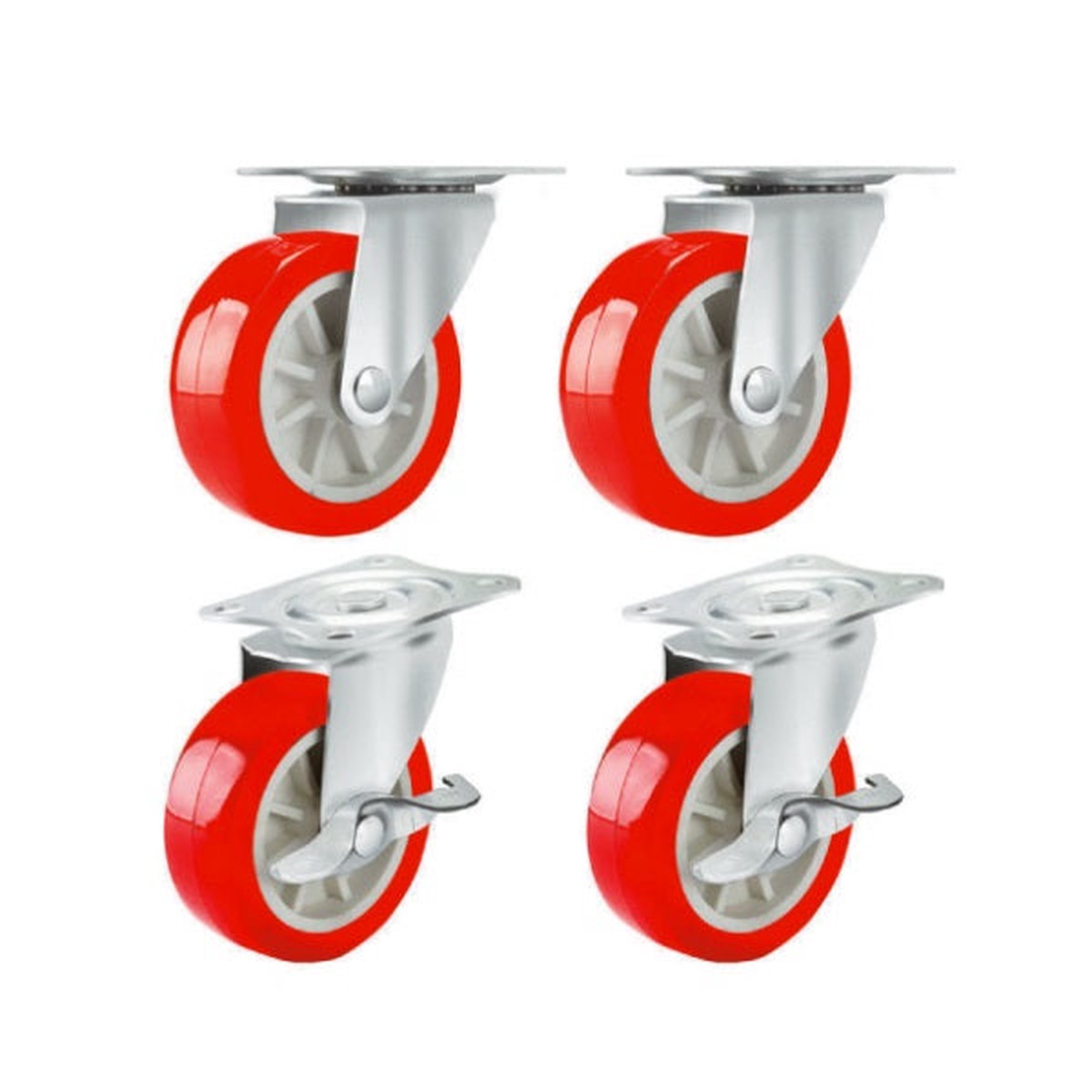 Medium Duty PU Caster Wheels (1 pc)
