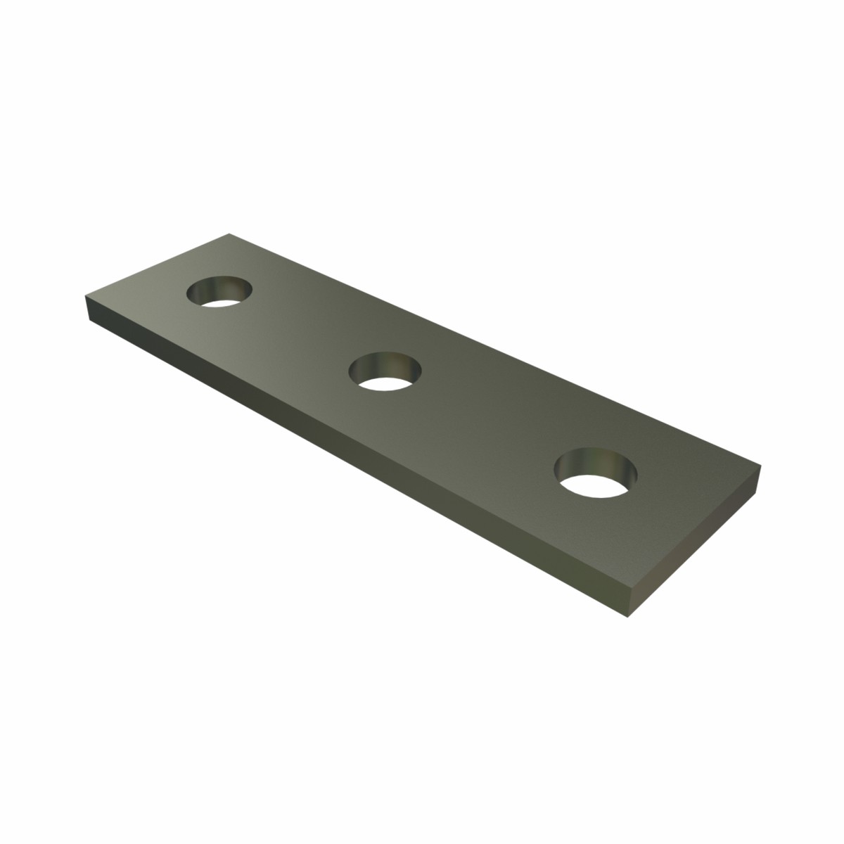 Unistrut P1066 - 3 Hole, Flat Plate Fitting