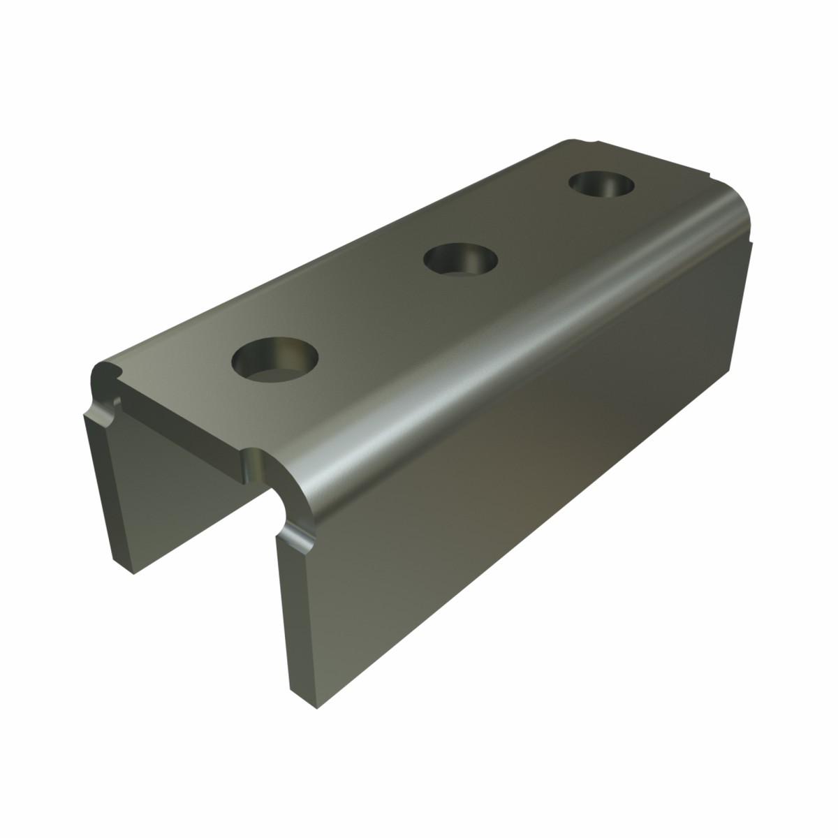 Unistrut P1376A - 3 Hole, "U" Shape Fitting