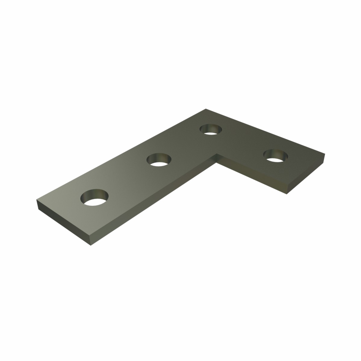 Unistrut P1380A - 4 Hole, Flat Plate Fitting