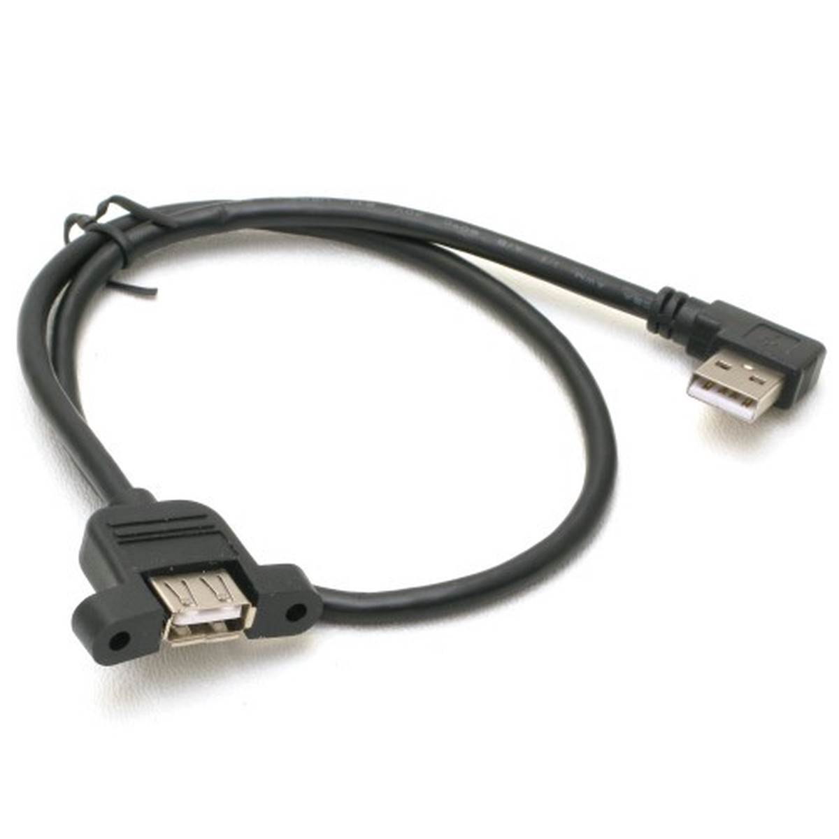 Panel Mount USB Female to USB Male Cable