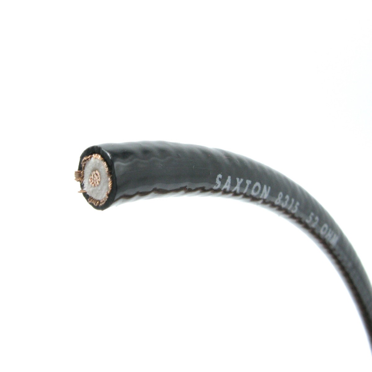 RG-8X, 52 Ohm Coax Cable, Black, 100 Foot