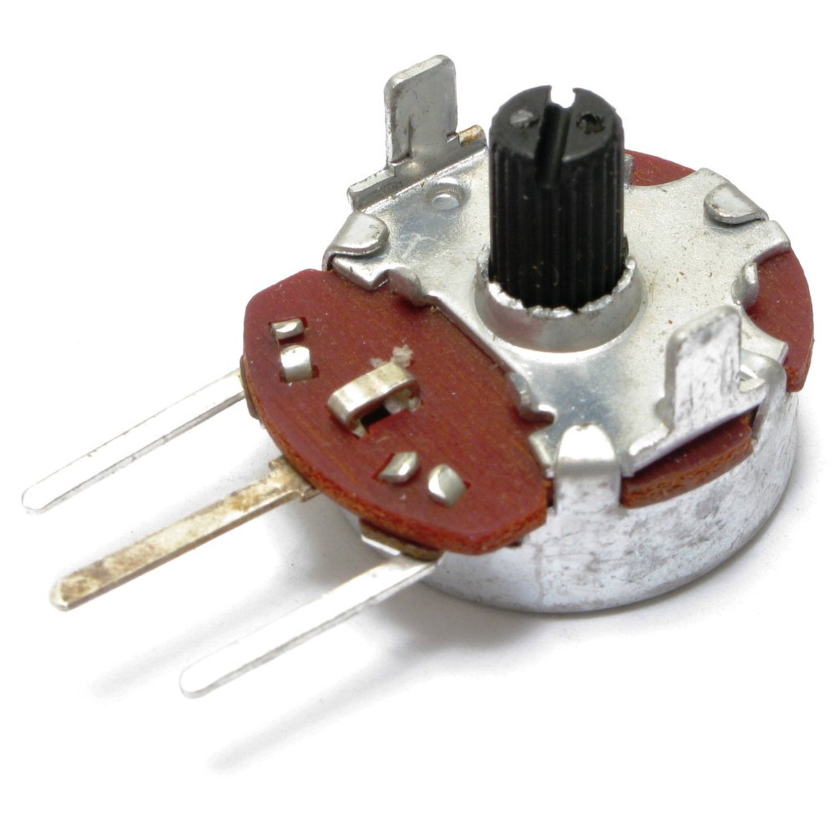 Potentiometer 500 Ohm, Linear Taper, Tab Mount
