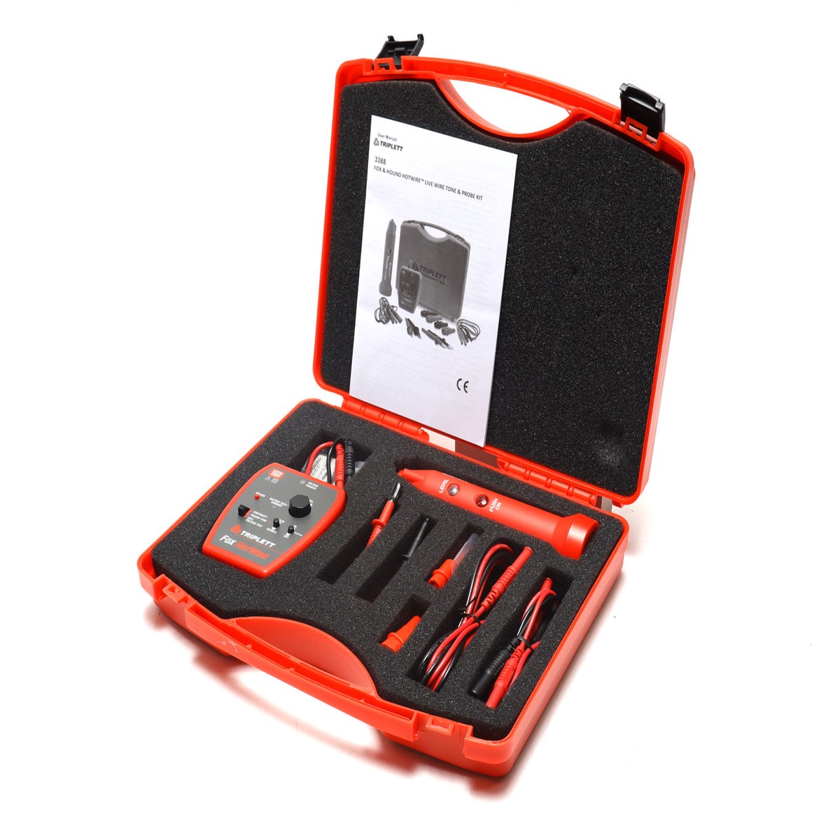 Triplett 3388 Fox & Hound HotWire Live Wire Tone & Probe Kit