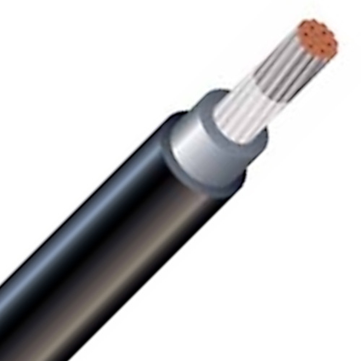 1 Awg DLO 2 KV Black