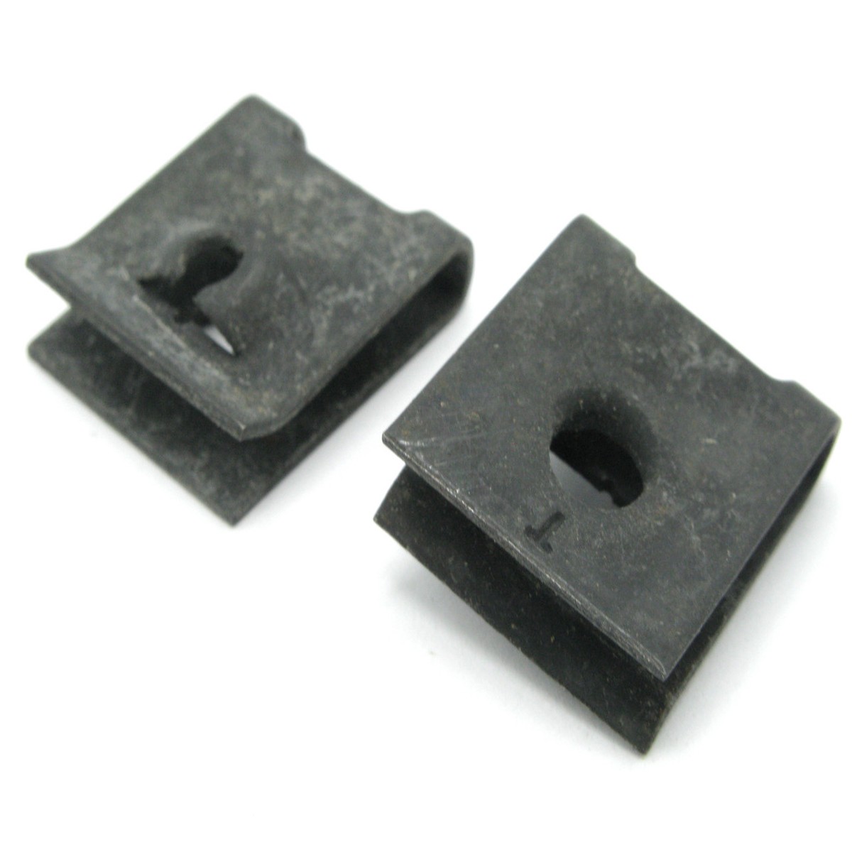 #8-32 Steel Type U Clip Nuts, 0.741" x 0.626 x 0.282", 100pc