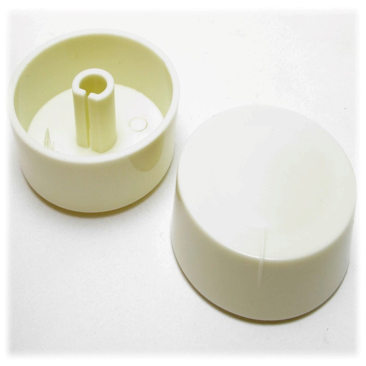 Dimmer Knob, Almond, For Push-On D-Shaped Shaft