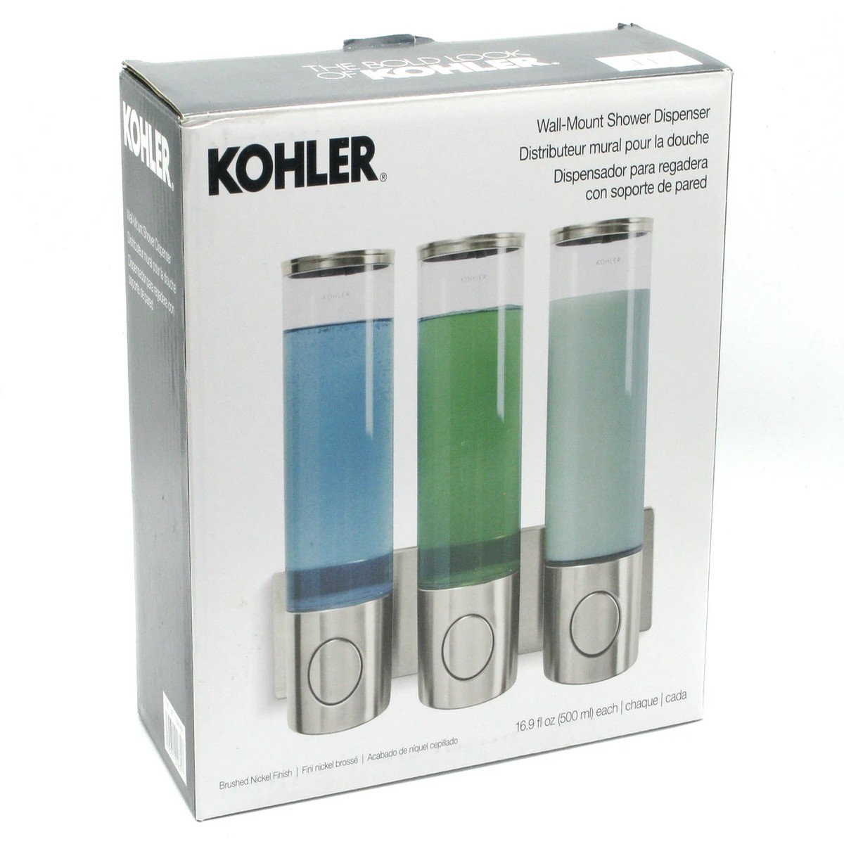 Kohler Triple Wall Mount Shower Dispenser