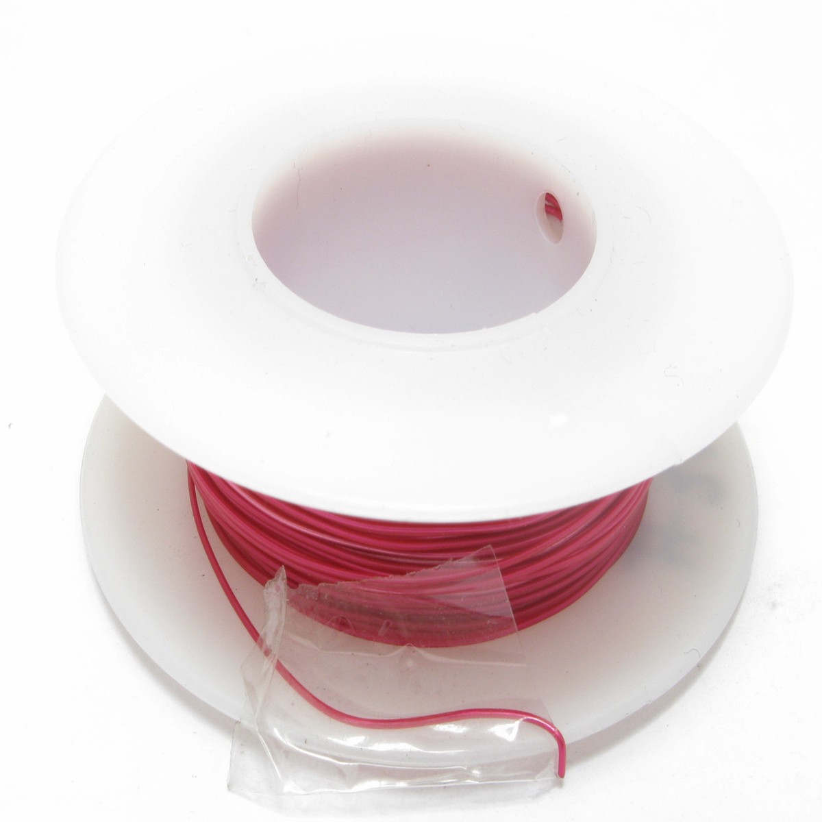 Kynar PVDF Wire Wrap Wire, 30 AWG, 100 Foot Red