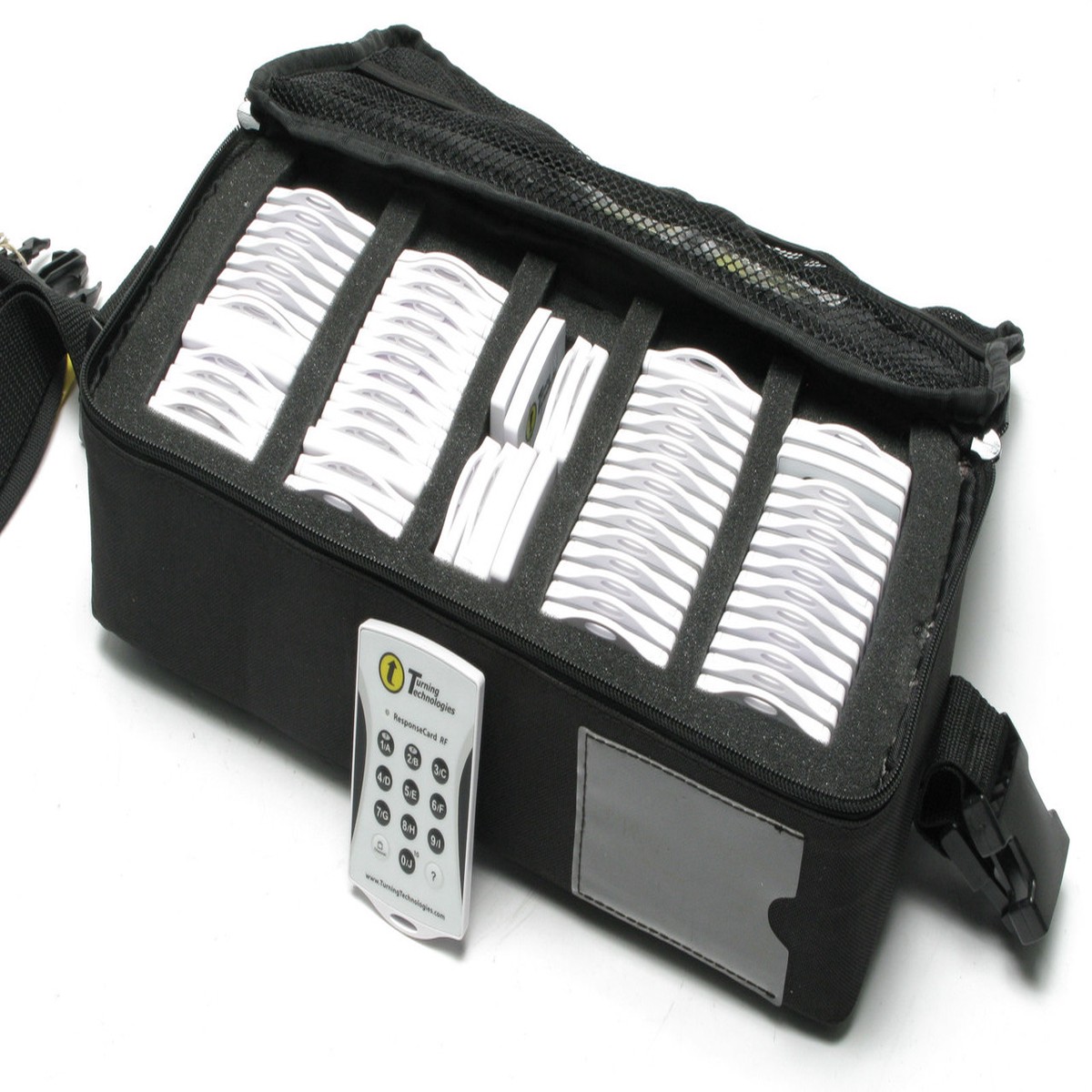 Turning Technologies RRRF-04 Receiver & 65x RCRF-02 Response Card Clicker