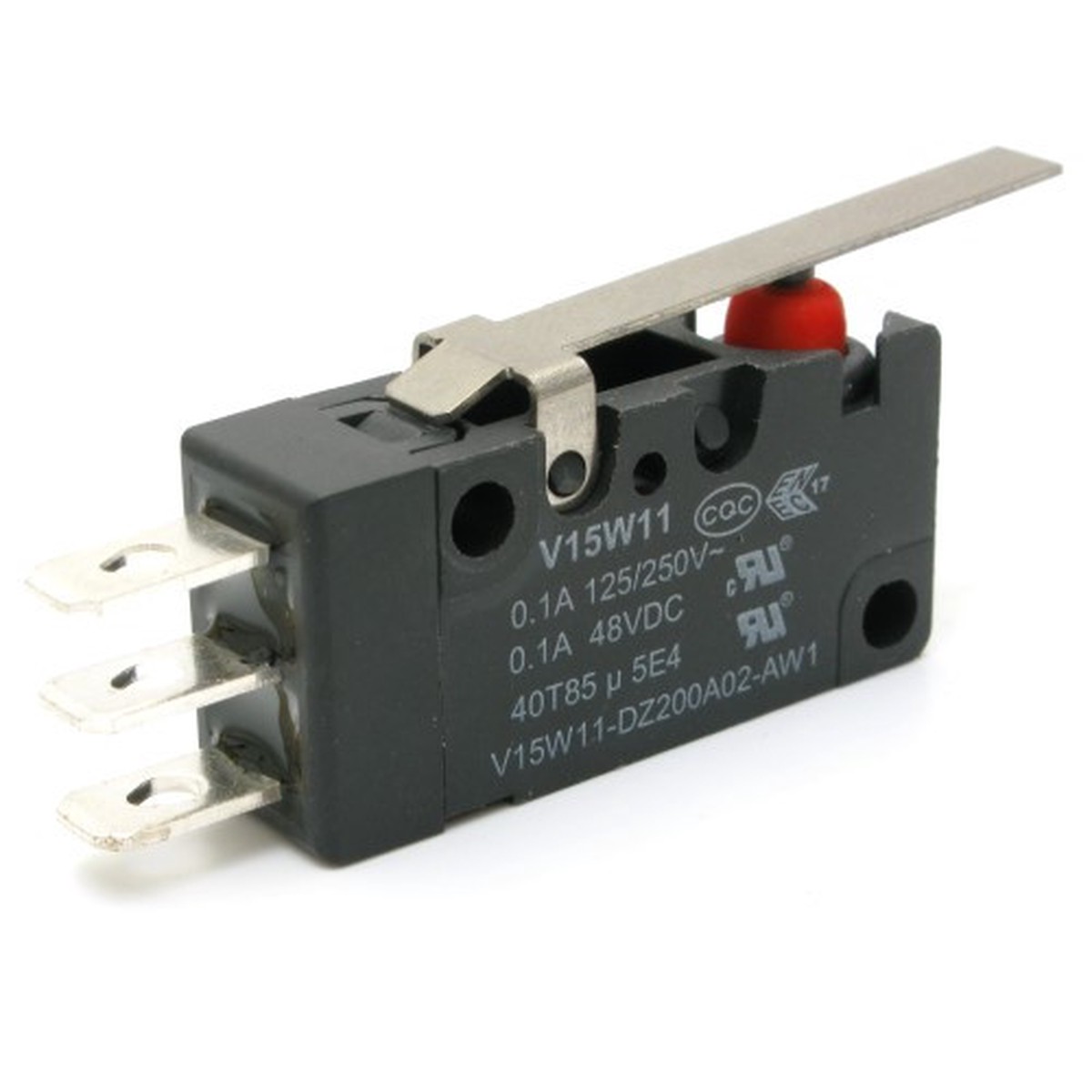 Watertight Miniature Snap Switch with Lever SPDT