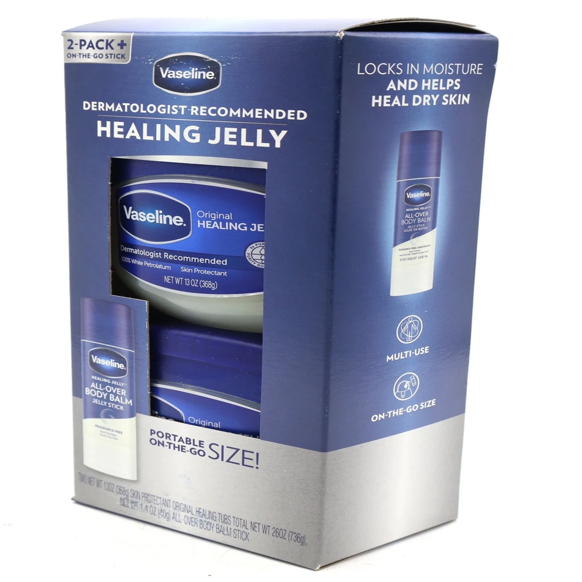 Vaseline Original Healing Jelly 2-Pack 26oz Total