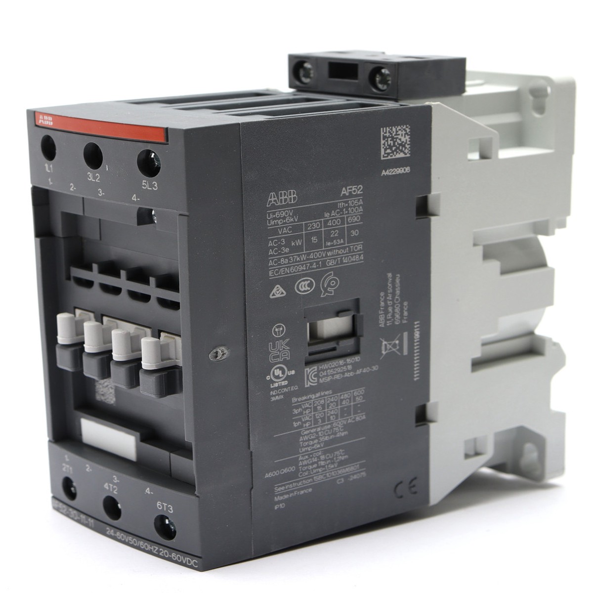 ABB AF52-30-11-11 690V, 3-Pole Contactor