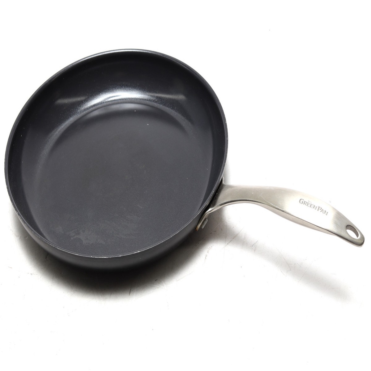GreenPan Black Ceramic Nonstick 12" Frying Pan, Used