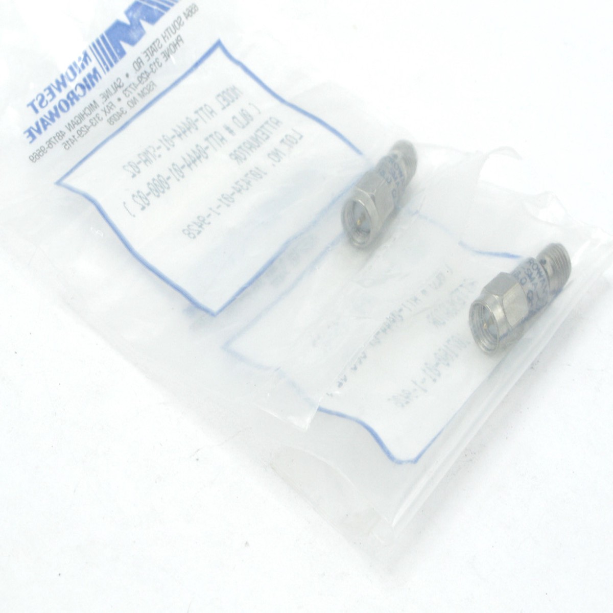Midwest Microwave ATT-0444-02-SMA-02 SMA Attenuators, 2dB, 2pc