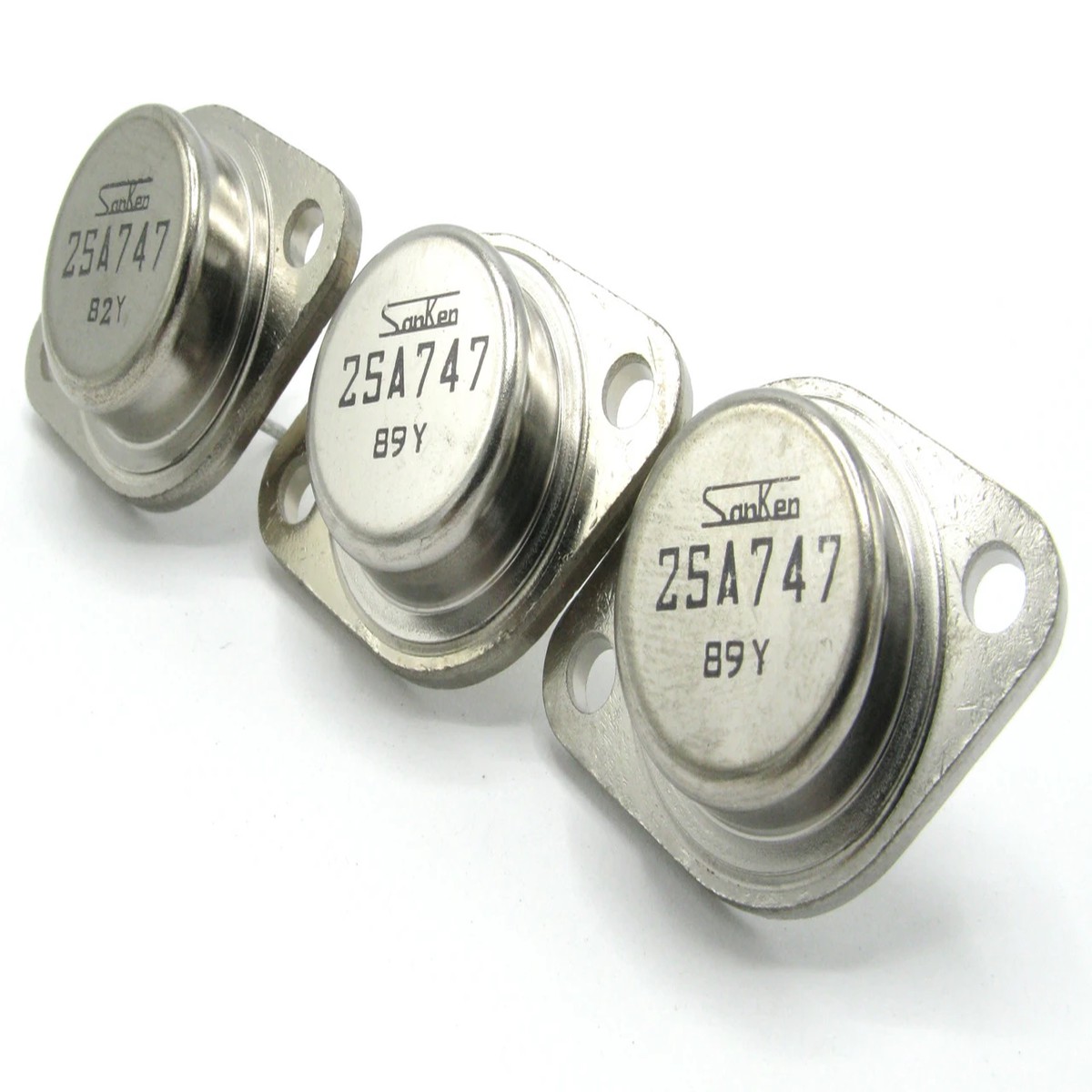 Sanken 2SA747 PNP TO3 Power Transistor, 3pcs