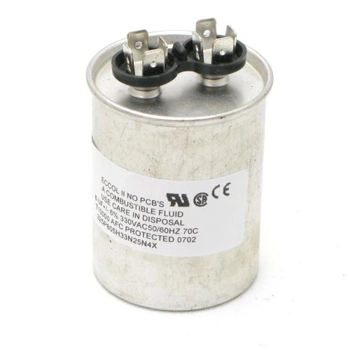8 UF 330 VAC Motor Run Capacitor