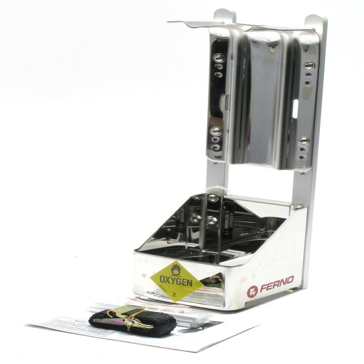 Ferno Model 521 Oxygen Bottle Holder, Universal Bracket Base