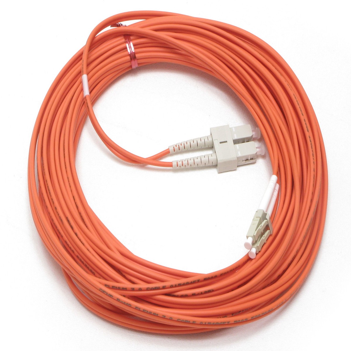 Fibertronics PC-KD6D30P11M LC to SC Duplex Patch Cable, Multi-Mode 62.5, 11m