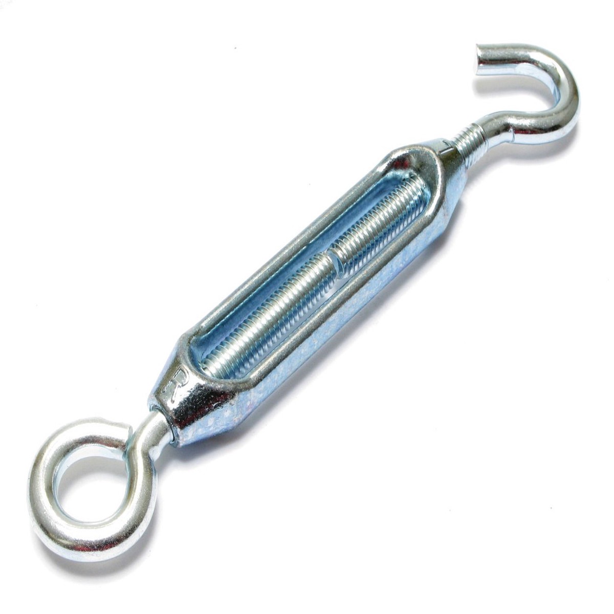 Hook and Eye Turnbuckle 3/8" x 7-3/4"