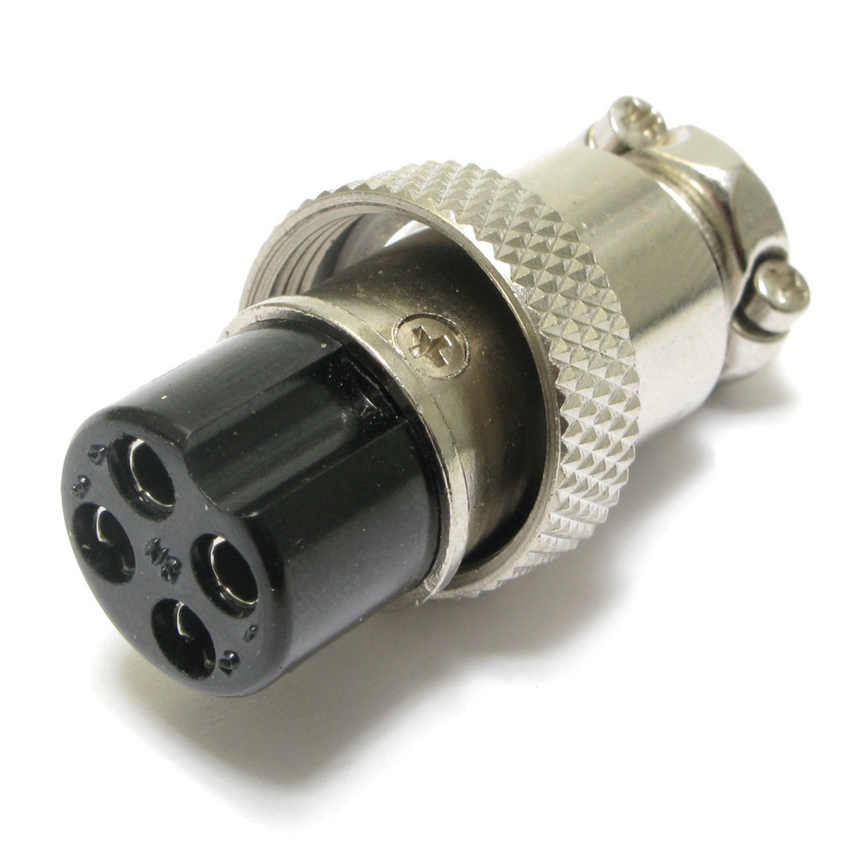Inline 4 Pin Female CB Microphone Connector