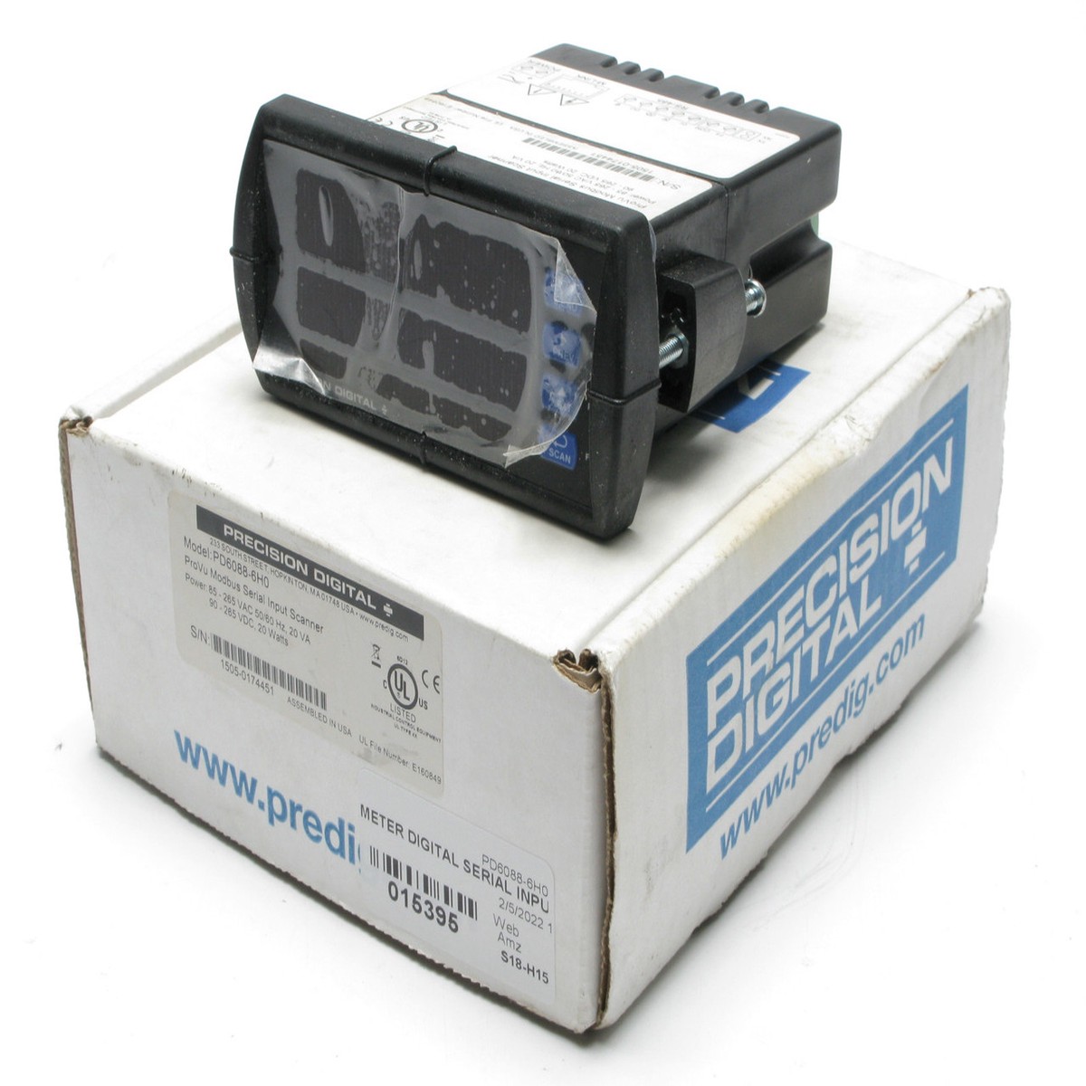 Precision Digital PD6088-6H0 ProVu Decimal Display Modbus Scanner