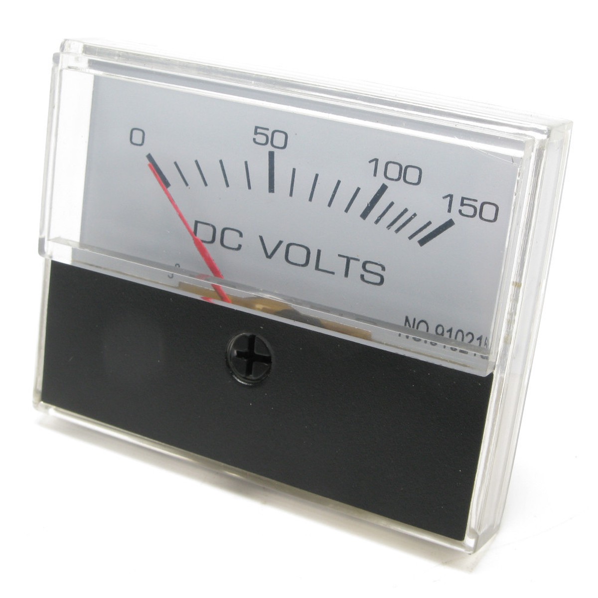 0 - 150 Volt DC Analog Panel Meter, 2.3 Inch