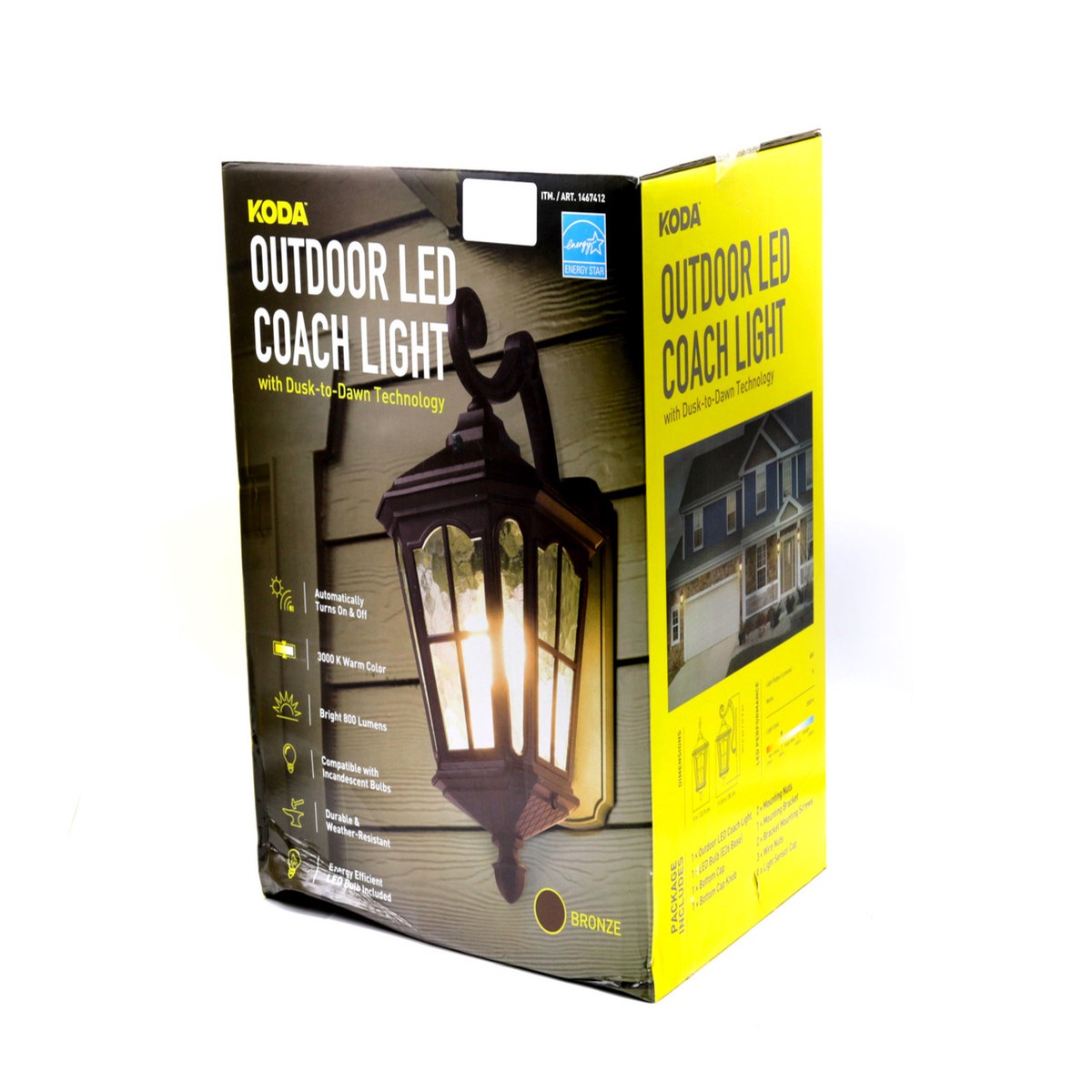 Koda 1467412, Outdoor LED Coach Light