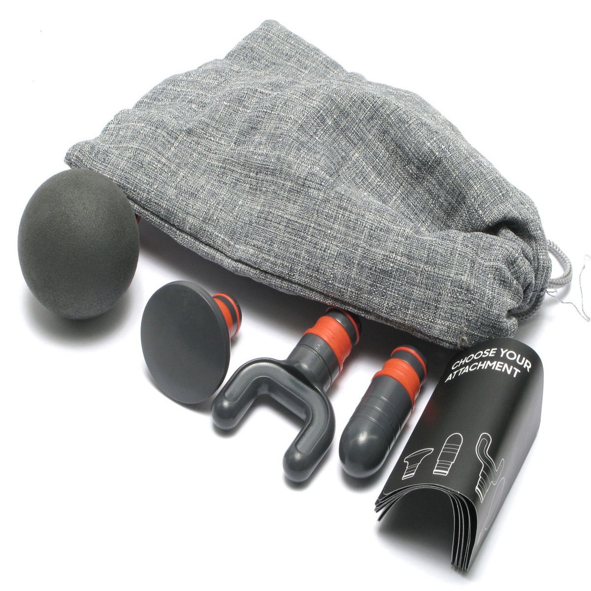Sharper Image Percussion Massager Attachment Set, 4 Pieces